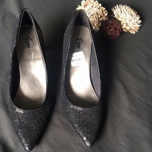 Brand New Black Sequins Heels